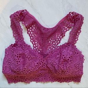 American Eagle Lace Racerback Bralette NWOT
